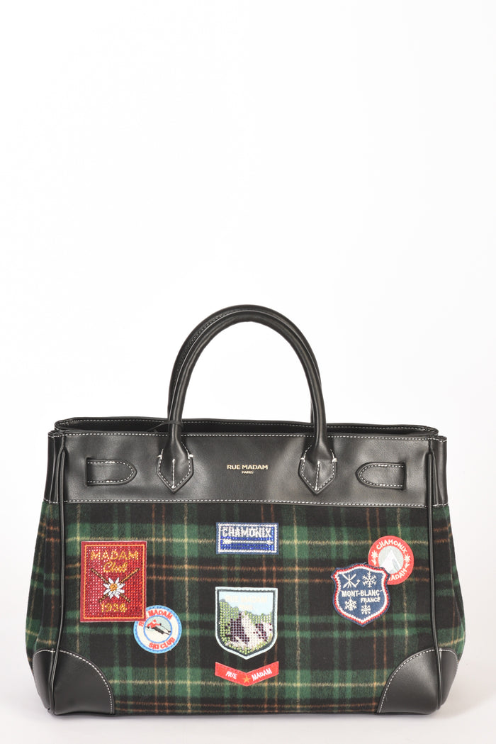 Rue Madam Paris Borsa Chamonix Nero/verde Donna - 1