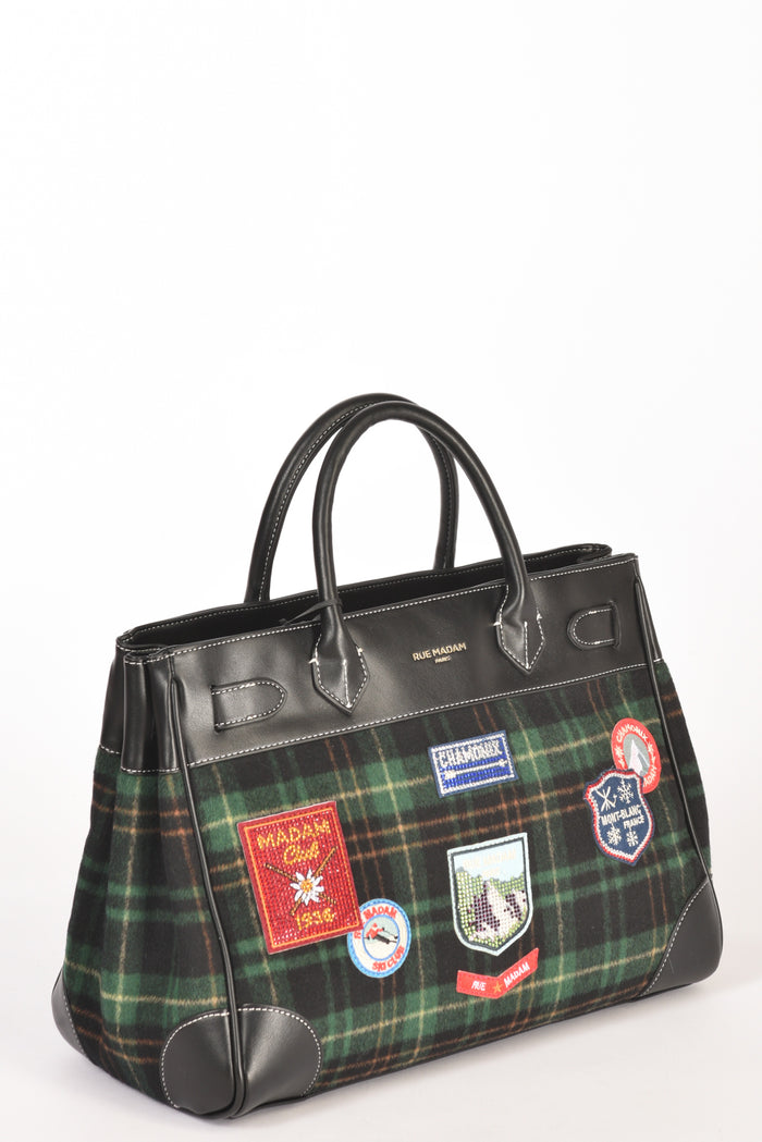 Rue Madam Paris Borsa Chamonix Nero/verde Donna - 2