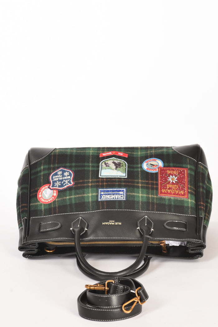 Rue Madam Paris Borsa Chamonix Nero/verde Donna - 5