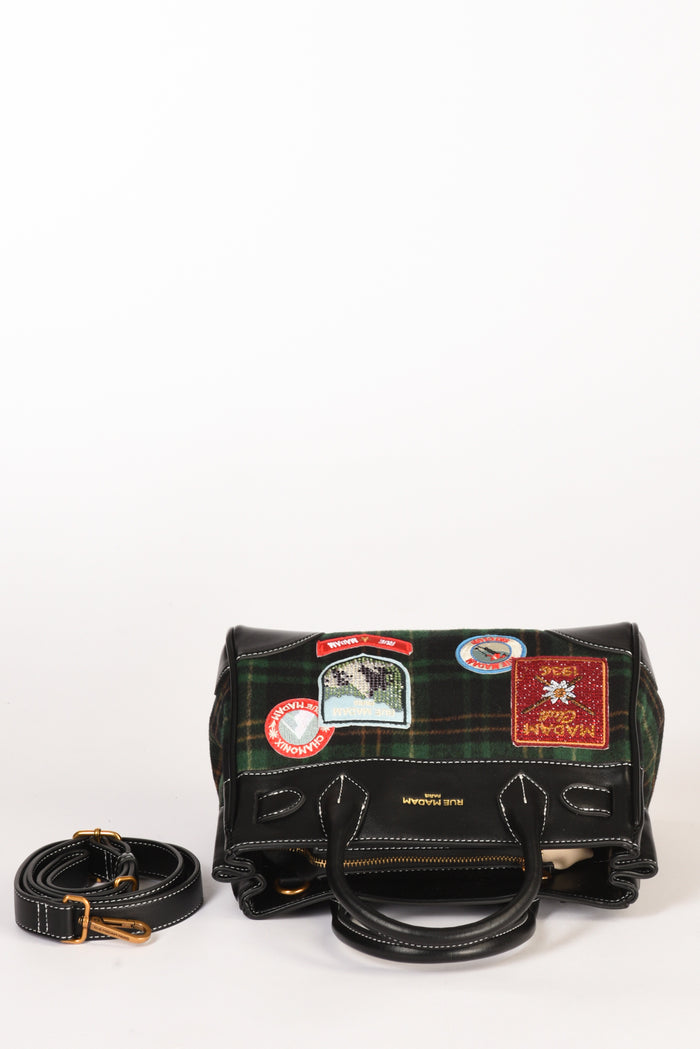 Rue Madam Paris Borsa Chamonix Nero/verde Donna - 6