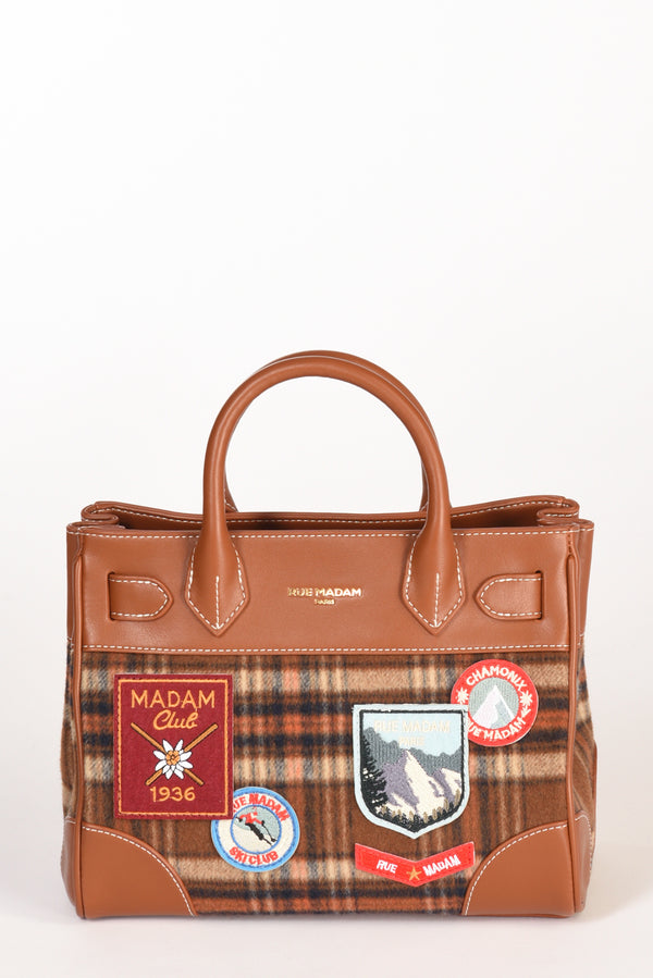 Rue Madam Paris Borsa Chamonix Beige/arancio Donna