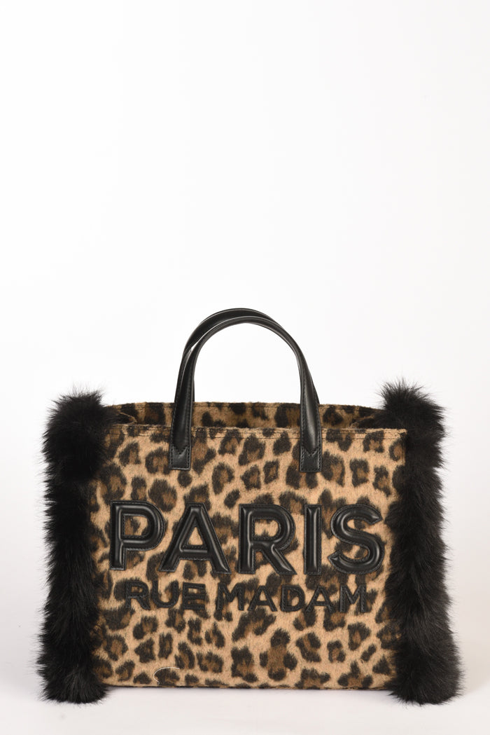 Rue Madam Paris Borsa Megeve Beige/nero Donna - 1