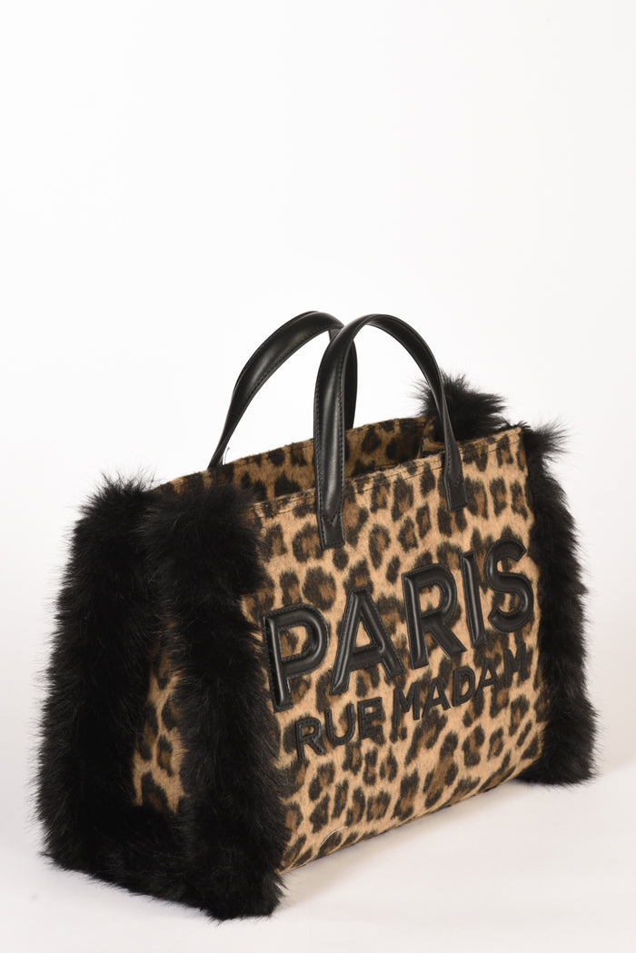 Rue Madam Paris Borsa Megeve Beige/nero Donna - 2