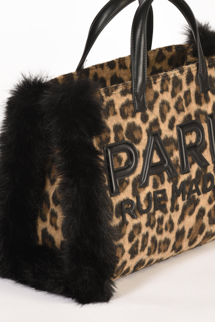 Rue Madam Paris Borsa Megeve Beige/nero Donna - 3