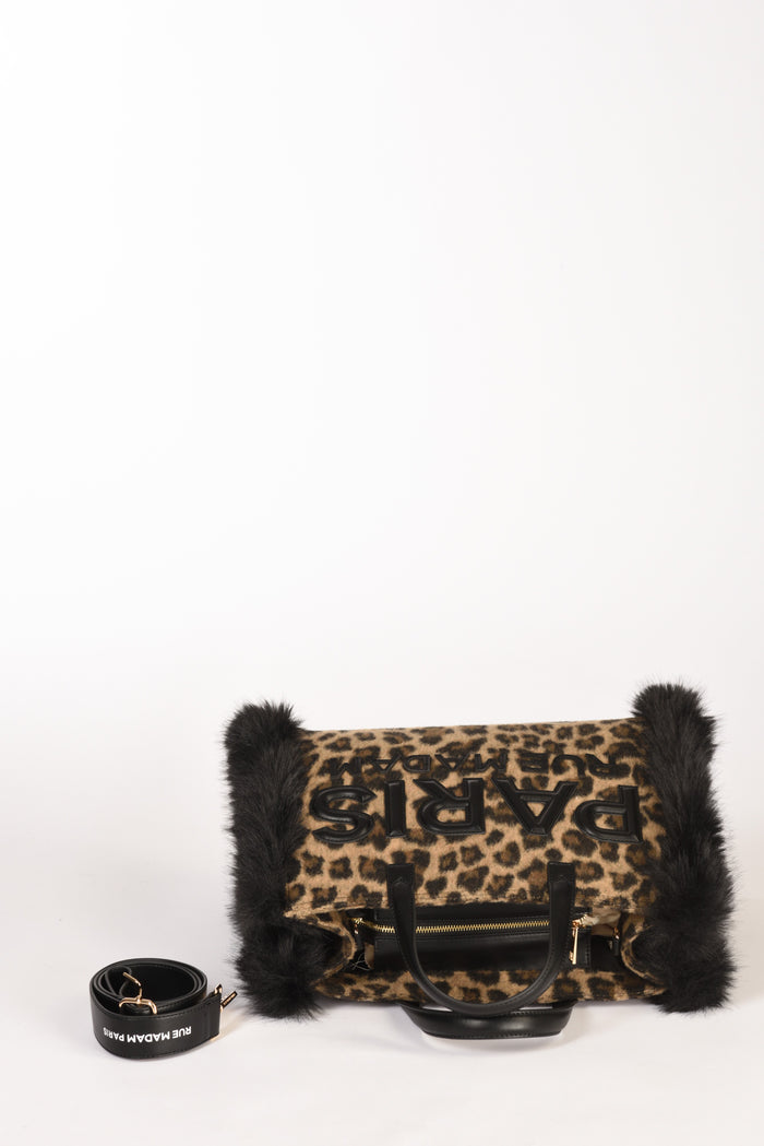 Rue Madam Paris Borsa Megeve Beige/nero Donna - 5