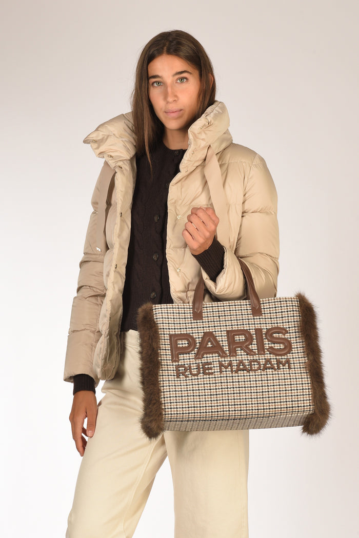 Rue Madam Paris Borsa Megeve Bianco/nero/marrone/multicolor Donna - 2