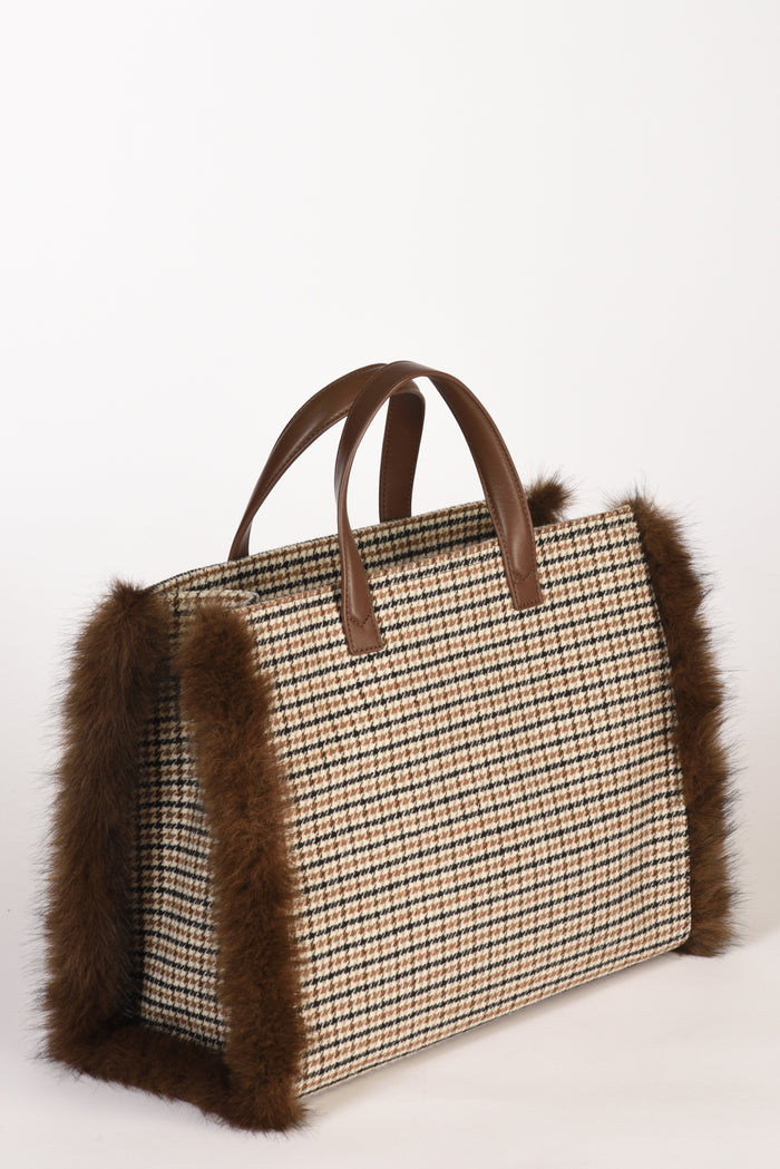 Rue Madam Paris Borsa Megeve Bianco/nero/marrone/multicolor Donna - 5