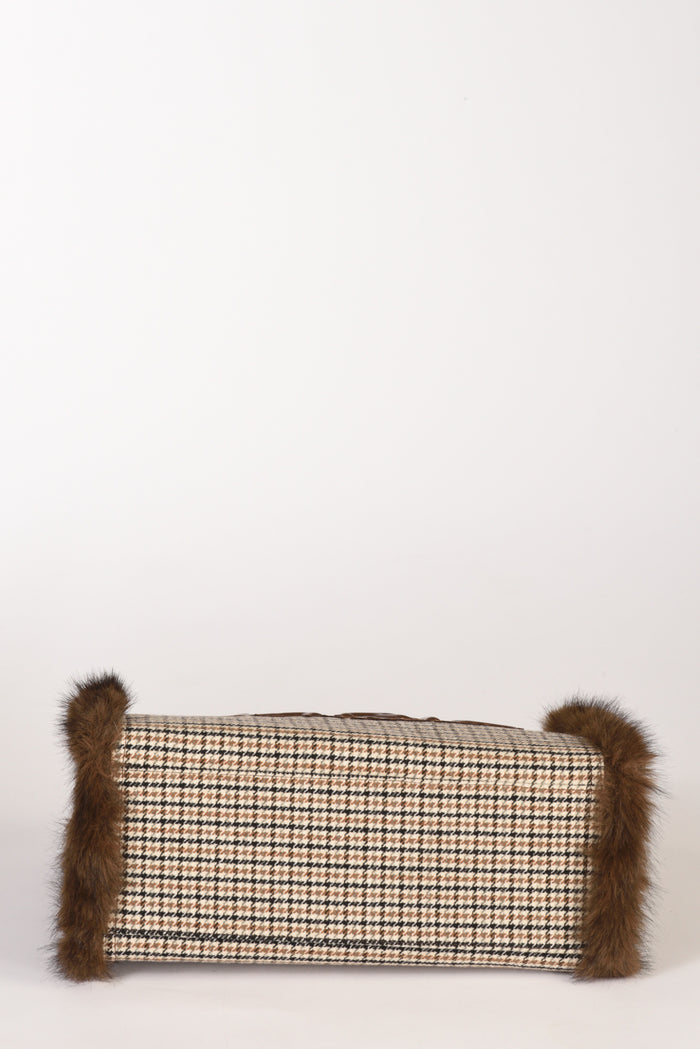 Rue Madam Paris Borsa Megeve Bianco/nero/marrone/multicolor Donna - 7
