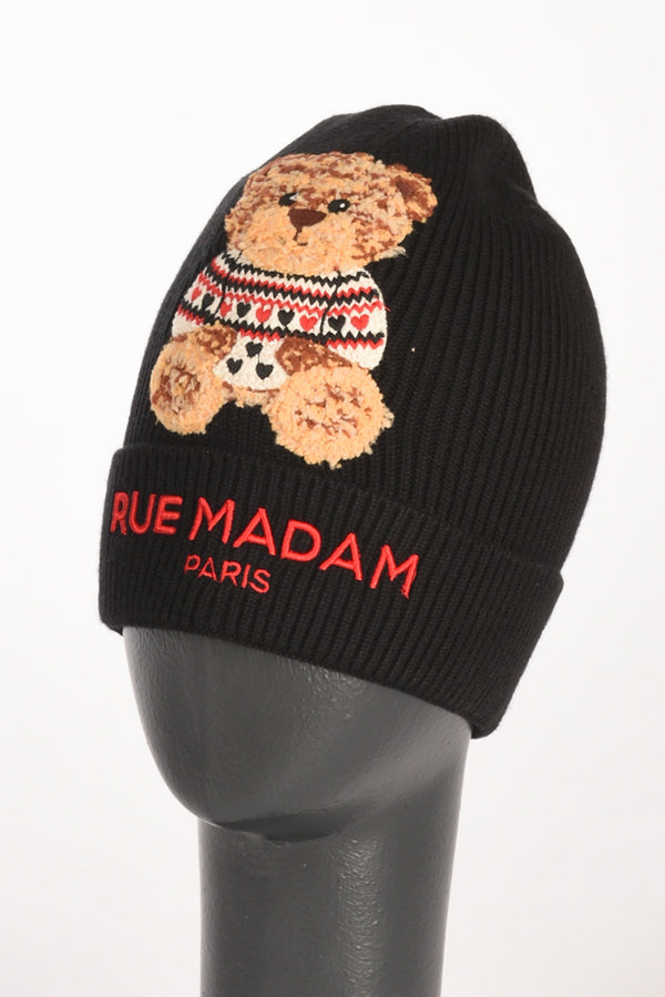 Rue Madam Paris Cappello Marvin Nero Donna