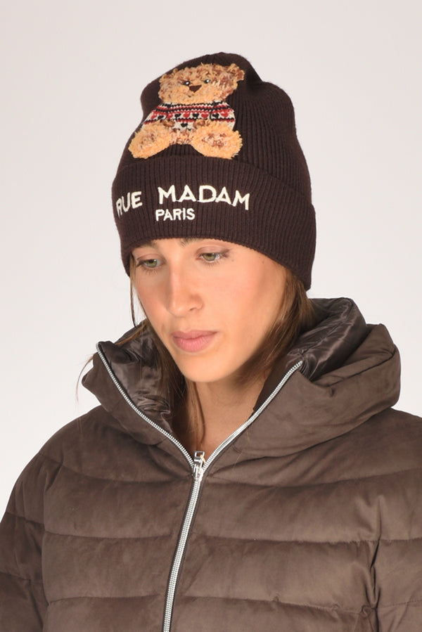 Rue Madam Paris Cappello Marvin Marrone Donna