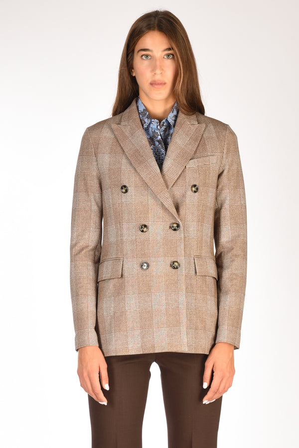 Circolo 1901 Giacca Doppiopetto Marrone Donna-2