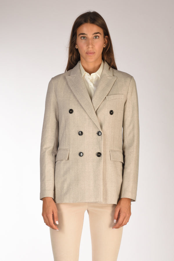 Circolo 1901 Giacca Doppiopetto Grigio Chiaro/beige Donna-2