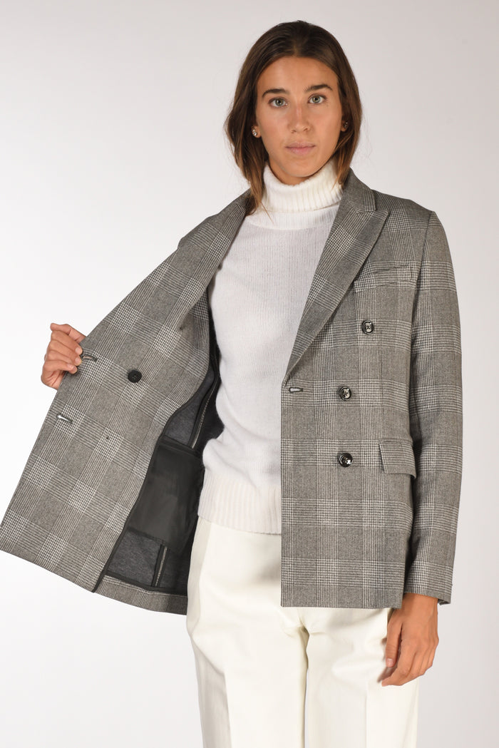 Circolo 1901 Giacca Doppiopetto Grigio Scuro Donna - 6