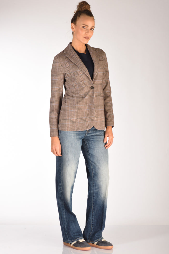 Circolo 1901 Giacca Monopetto Marrone/beige Donna - 4