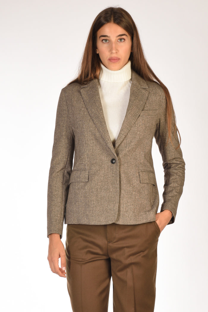 Circolo 1901 Giacca Monopetto Marrone Donna - 1