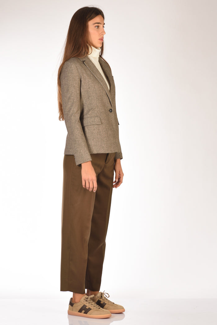 Circolo 1901 Giacca Monopetto Marrone Donna - 4