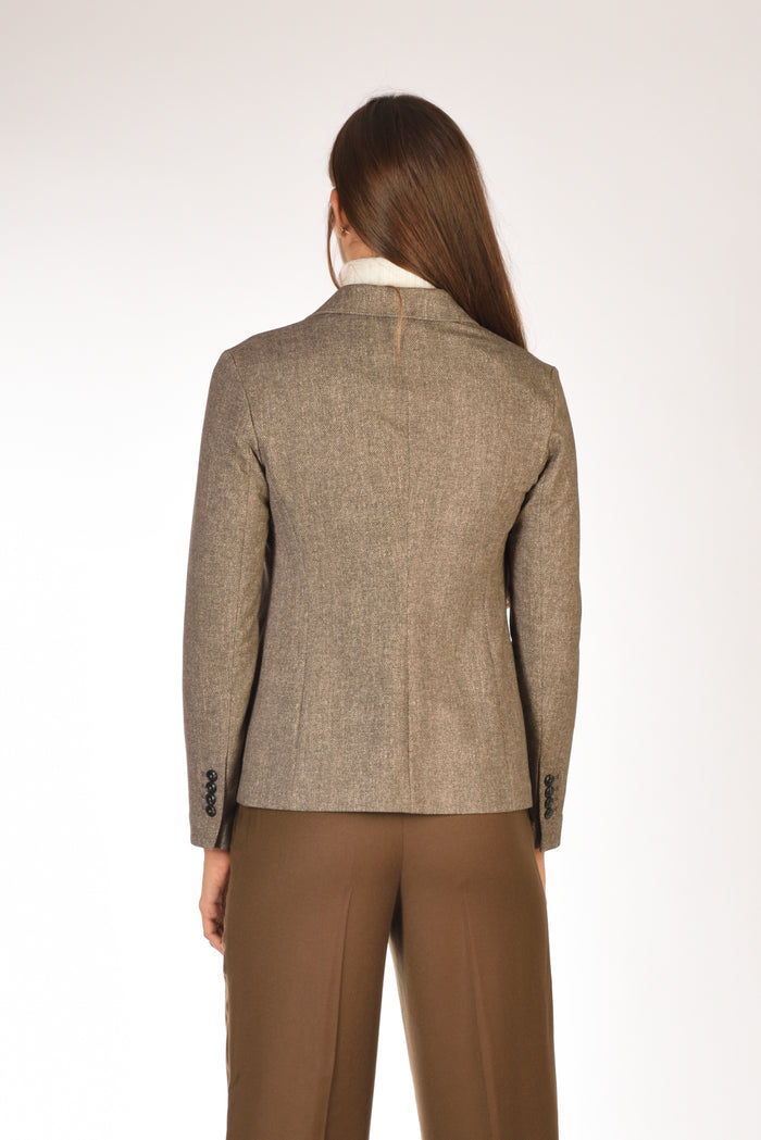 Circolo 1901 Giacca Monopetto Marrone Donna - 5