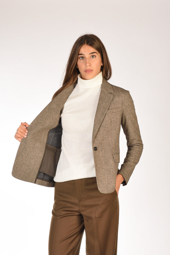 Circolo 1901 Giacca Monopetto Marrone Donna - 6