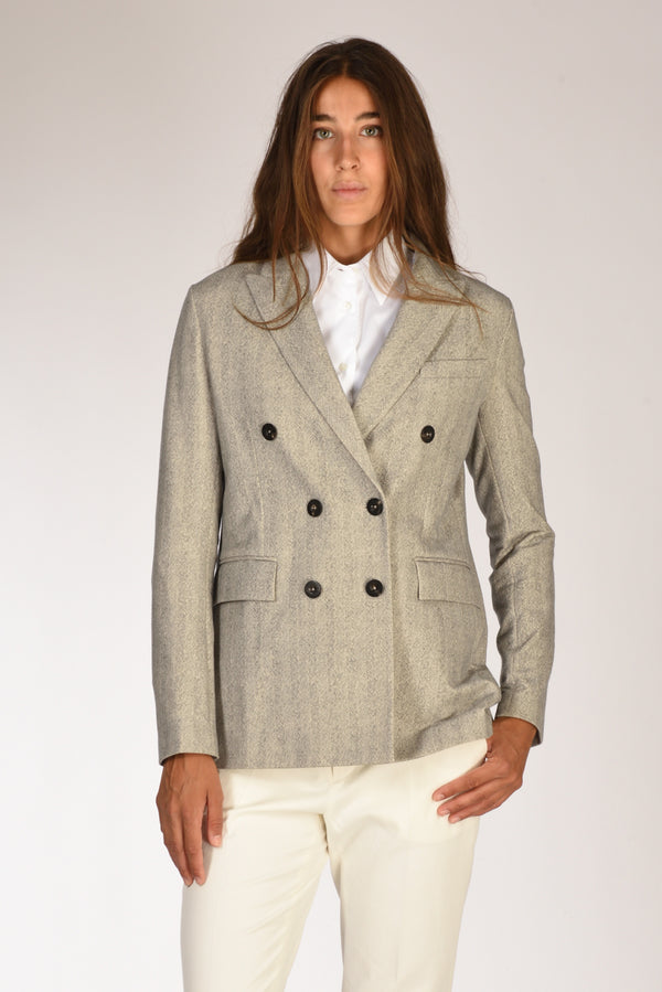 Circolo 1901 Giacca Doppiopetto Grigio Donna