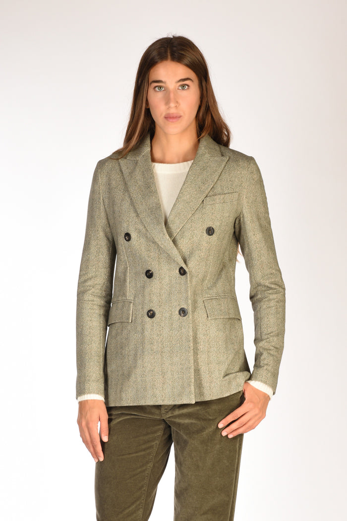 Circolo 1901 Giacca Doppiopetto Verde Donna - 1
