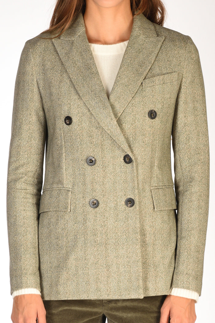Circolo 1901 Giacca Doppiopetto Verde Donna - 3