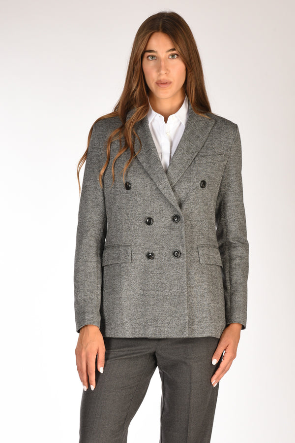 Circolo 1901 Giacca Doppiopetto Nero/bianco Donna