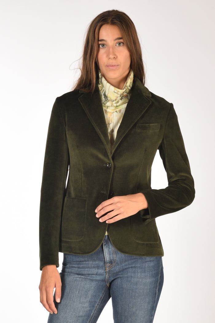 Circolo 1901 Giacca Monopetto Verde Donna - 1