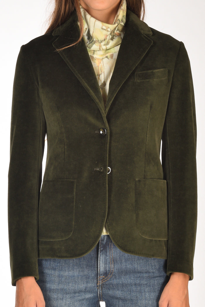 Circolo 1901 Giacca Monopetto Verde Donna - 3
