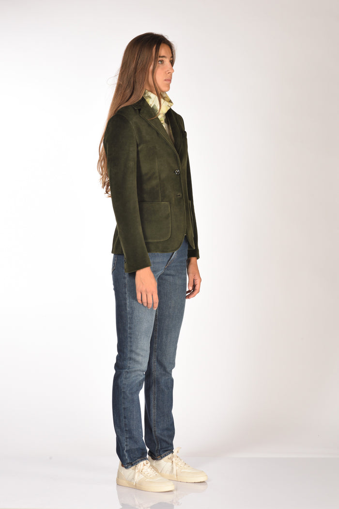 Circolo 1901 Giacca Monopetto Verde Donna - 4