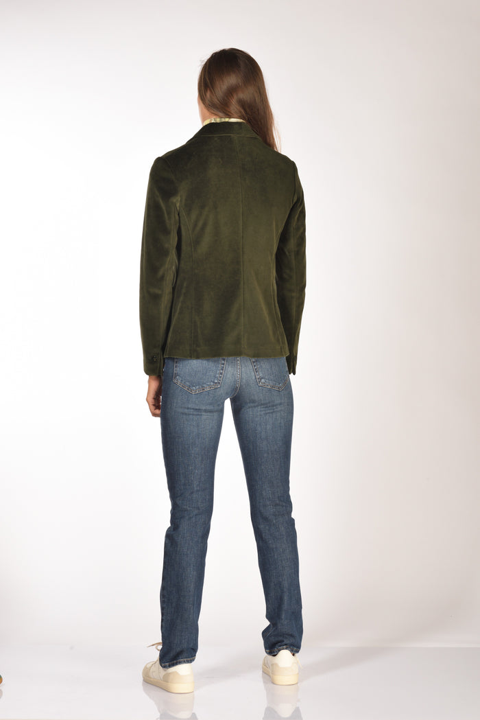 Circolo 1901 Giacca Monopetto Verde Donna - 5