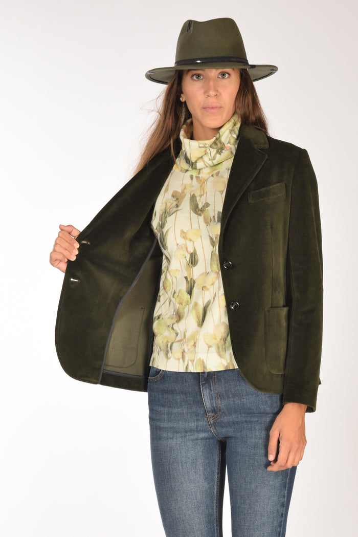 Circolo 1901 Giacca Monopetto Verde Donna - 6