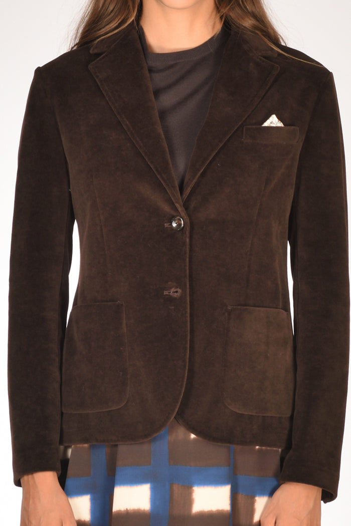 Circolo 1901 Giacca Monopetto Marrone Donna - 3