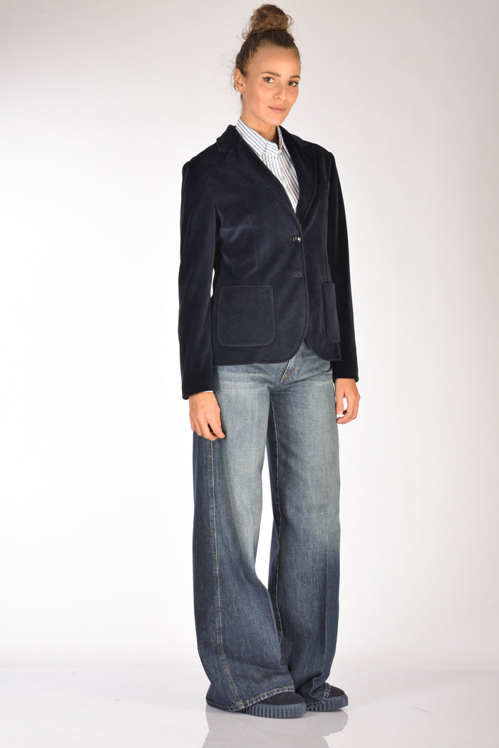 Circolo 1901 Giacca Monopetto Blu Donna - 4