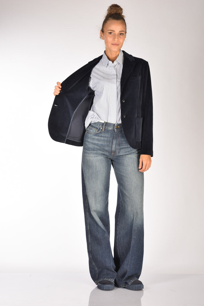 Circolo 1901 Giacca Monopetto Blu Donna - 6