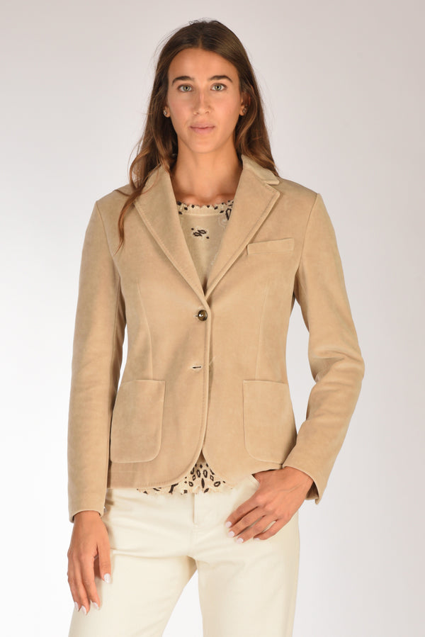 Circolo 1901 Giacca Monopetto Beige Donna