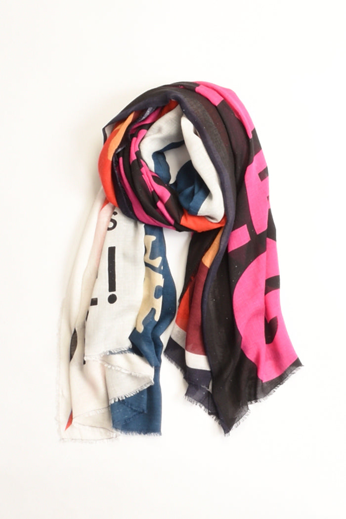 Faliero Sarti Stola Stampata Multicolor Donna - 4