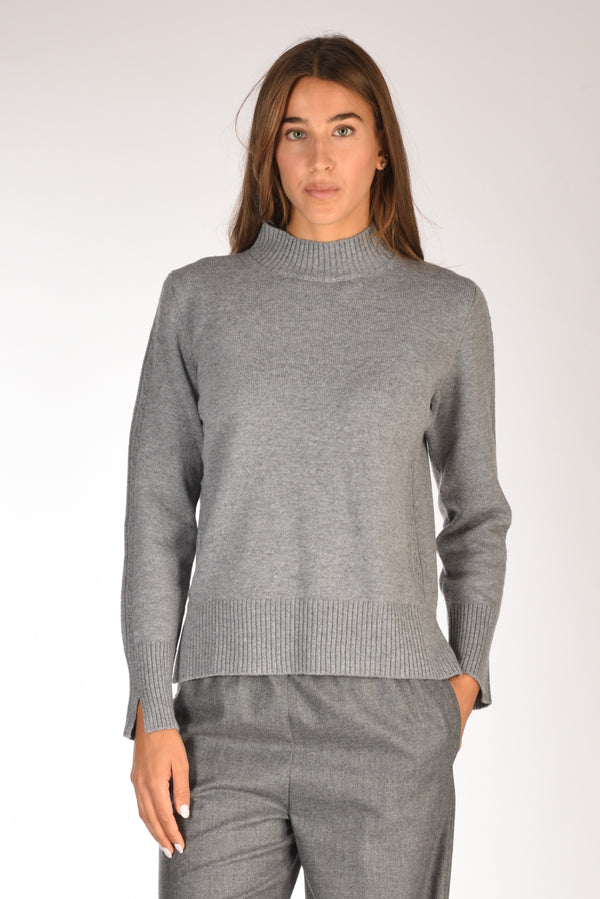 Anne Claire Maglia Lupetto Grigio Donna