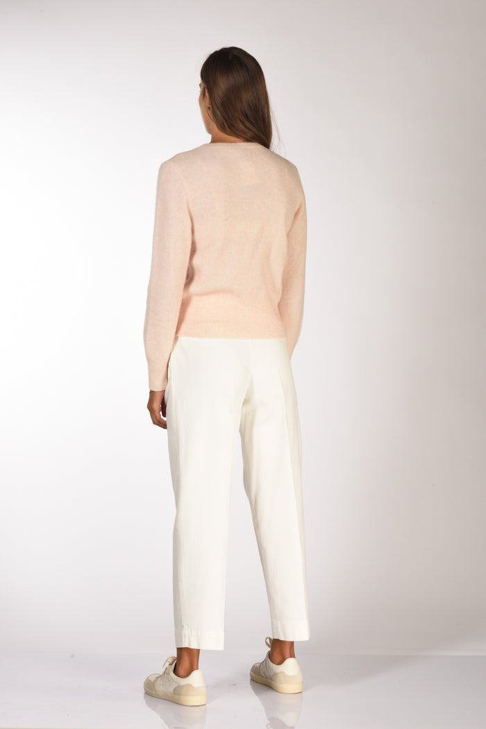 Anne Claire Maglia Girocollo Rosa Chiaro Donna - 5