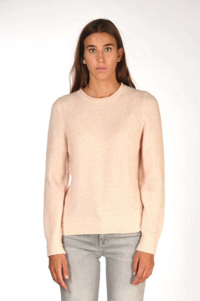 Anne Claire Maglia Girocollo Rosa Chiaro Donna - 2