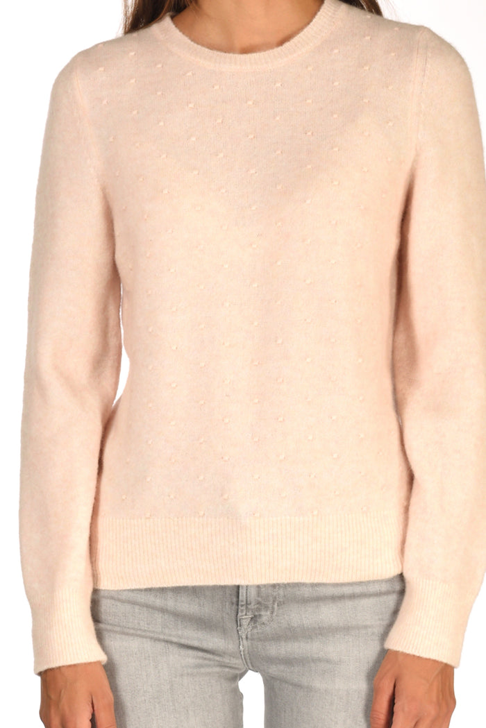 Anne Claire Maglia Girocollo Rosa Chiaro Donna - 3