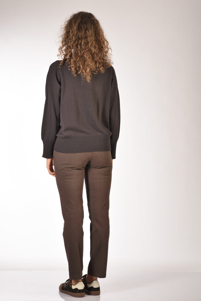 Anne Claire Maglia Marrone Donna - 5