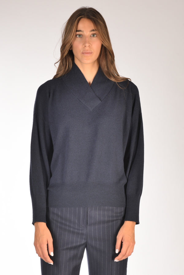 Anne Claire Maglia Blu Donna-2