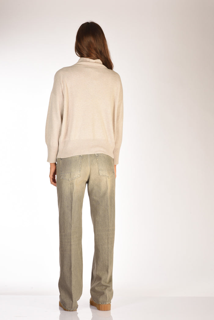 Anne Claire Maglia Beige Donna - 5