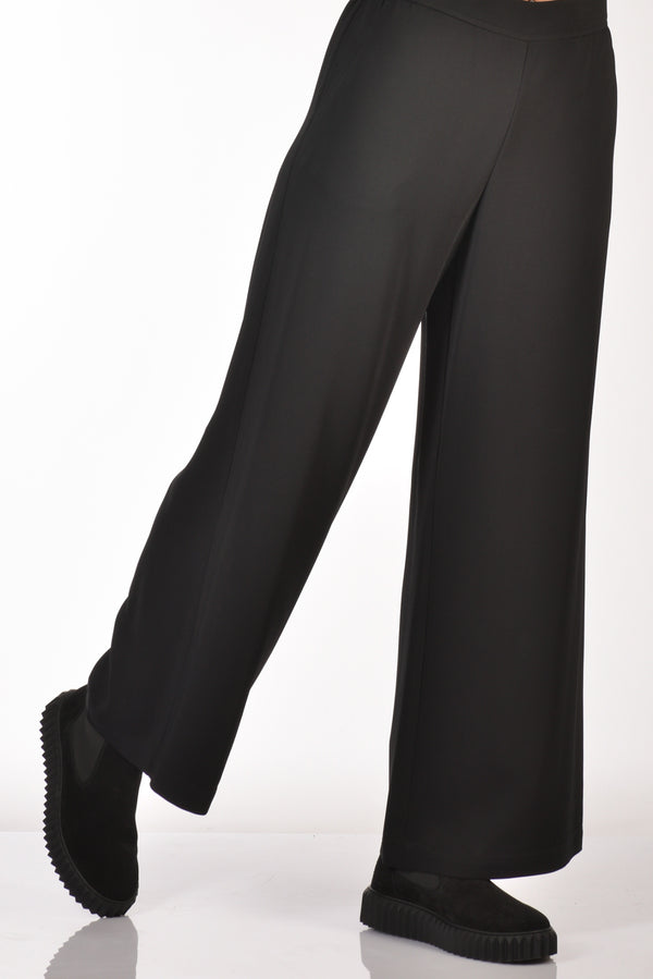 Malìparmi Pantalone Elastico Nero Donna