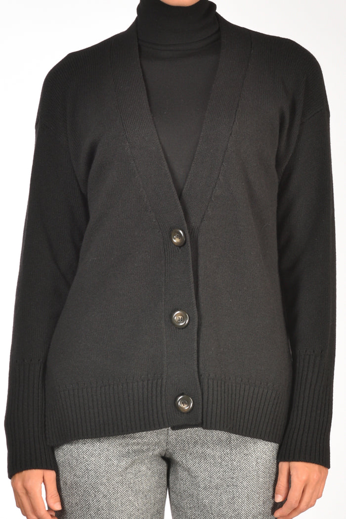 Malìparmi Maglia Cardigan Nero Donna - 3