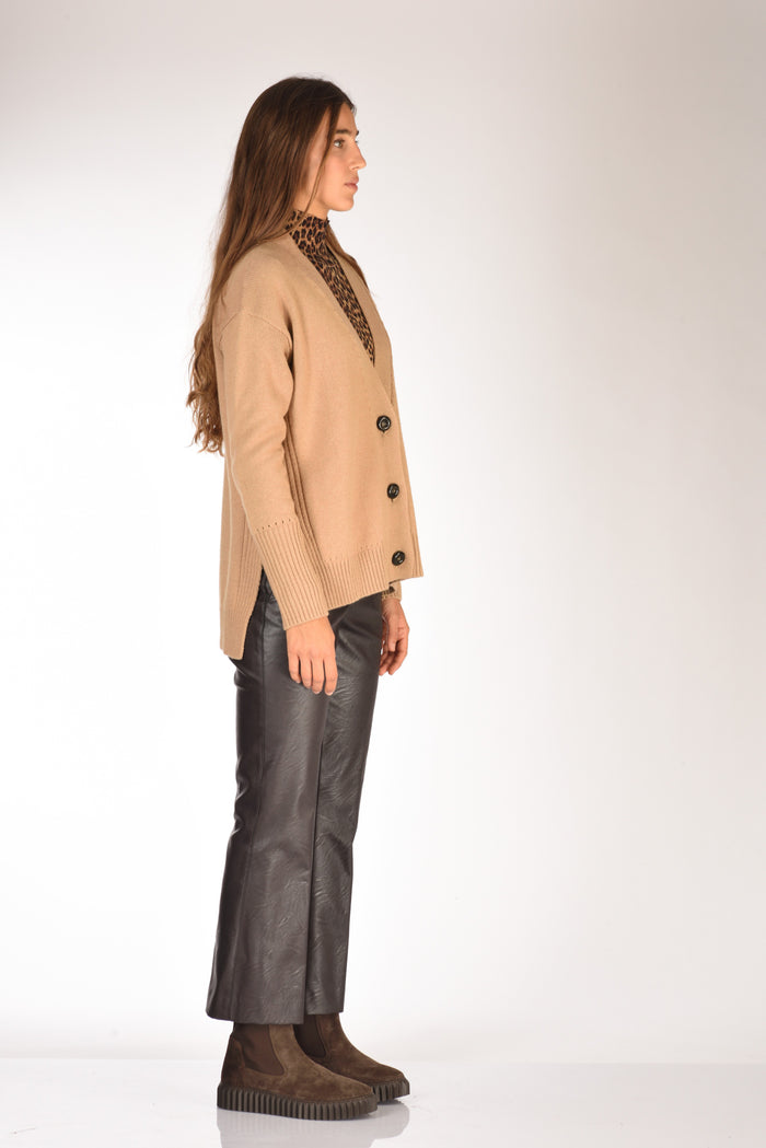 Malìparmi Maglia Cardigan Beige Donna - 4