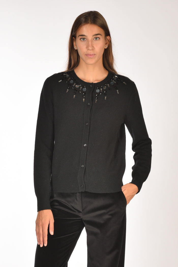 Malìparmi Maglia Cardigan Nero Donna - 1