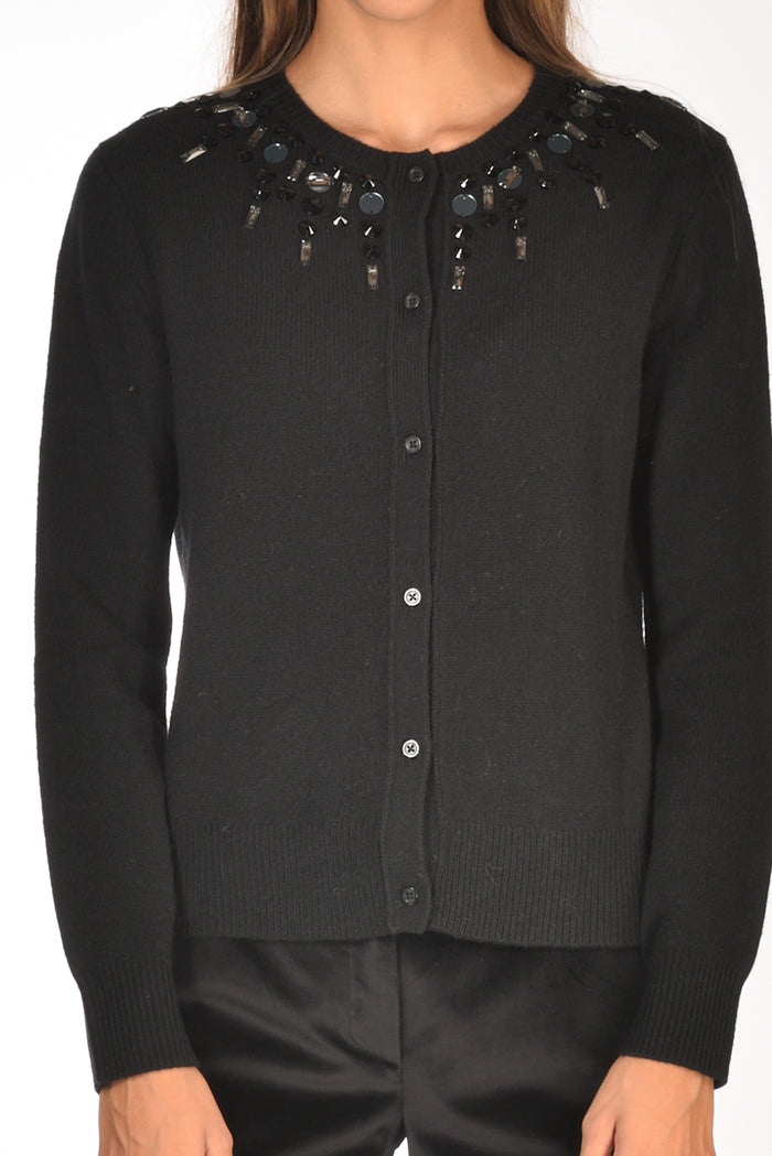 Malìparmi Maglia Cardigan Nero Donna - 3