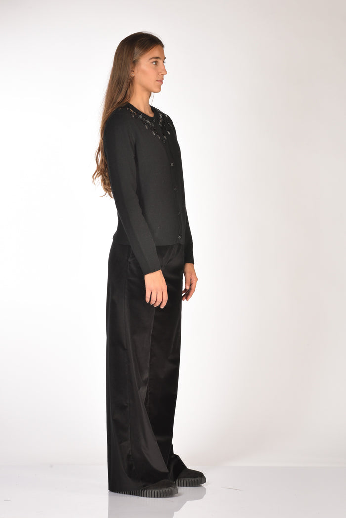 Malìparmi Maglia Cardigan Nero Donna - 4