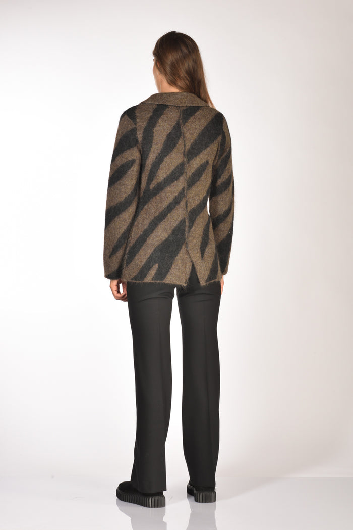 Sanfredi Giacca Monopetto Marrone/nero Donna - 5